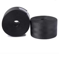 Sangle de ceinture de sécurité industrielle noire de 50 mm (2 pouces) pour voiture, en rouleau, du fabricant