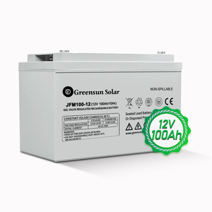 Batterie GEL/AGM Greensun Solar de haute qualité, série 12V, 12V 100Ah / 10Hr - Product Image 1