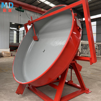 Granulador de Disco MINGDA YP600 para la Peletización de Fertilizantes en Polvo, Capacidad Personalizada (0.3-5 Ton/h), Semiautomático, Gránulos de 2-10 mm