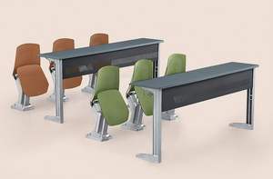 Conjunto de Silla y Escritorio Plegable para Auditorio, con Mesa de Escritura, Ecológico, Duradero, Moderno, Muebles Escolares con 1 Cajón - Product Image 5