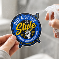 Autocollants de marque personnalisés, logo personnalisé, étiquettes autocollantes imperméables pour l'emballage des produits, impression d'autocollants de logo d'entreprise