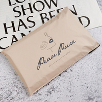 Sacs d'expédition en polyéthylène imprimés et imperméables pour vêtements, enveloppes de courrier en plastique pour l'envoi postal