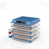 Incubateur d'œufs domestique automatique, capacité 400 œufs, double tension (220V/110V), affichage de la température, moteur à engrenages pour usage domestique