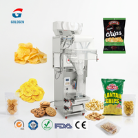 Machine d'emballage et de scellage pour chips, biscuits, snacks, cacahuètes, pop-corn, noix, céréales, riz, chips de pommes de terre, capacité 5-1000g