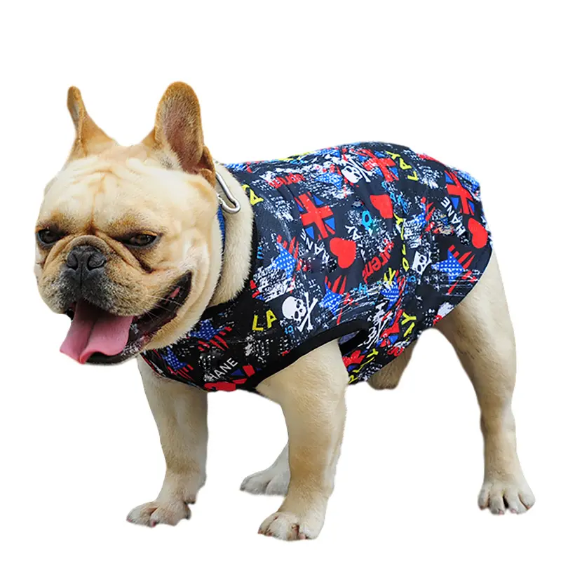 2024nuovo design gilet di raffreddamento per animali domestici taglia 3xl vestiti per cani di lusso di marca alla moda