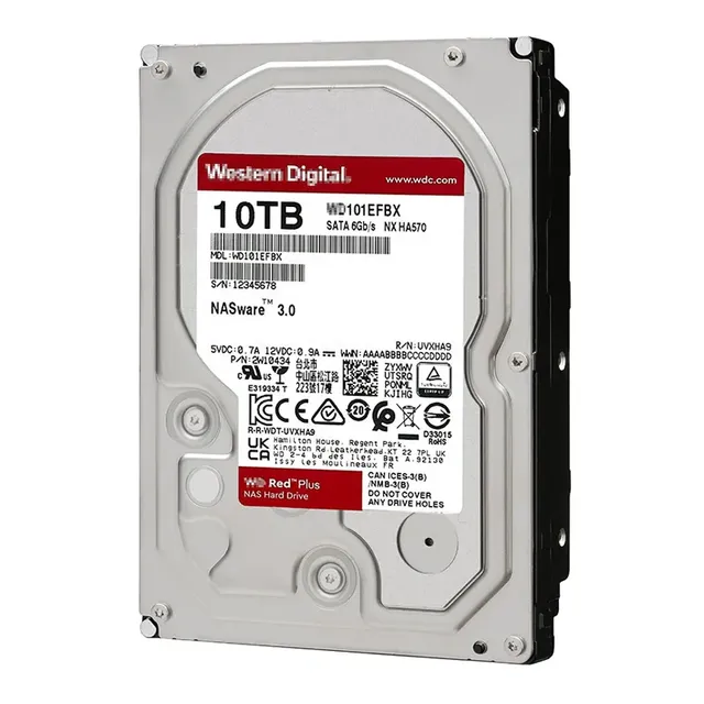Original red HDD WD102KFBX Red Disk Pro Network Storage Enterprise NAS Hard Disk 10TB 10T