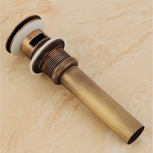 Lavabo de latón para baño, <span class=keywords><strong>escurridor</strong></span> de aguas residuales emergente para hotel, acabado cepillado <span class=keywords><strong>antiguo</strong></span>, efecto <span class=keywords><strong>antiguo</strong></span>, haga clic en residuos emergentes - Product Image 5