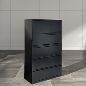 Stahl 5 Schubladen Akten schrank Vertikale seitliche Datei für Papiere Daten <span class=keywords><strong>Medium</strong></span> Speicher für verschiedene Office-Szenarien - Product Image 6