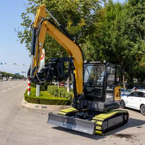 Hightop 6.5ton EPA ISO CE เครื่องขุดตีนตะขาบจากประเทศจีนสำหรับการก่อสร้างเพื่อการเกษตร - Product Image 1