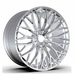 Cerchi in Lega di Alluminio Personalizzati 4x114.3 5x112 Colore Argento 15 16 17 18 19 20 Pollici Ruote in Lega a 4 Fori Argento - Product Image 1