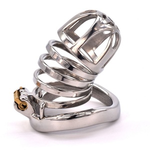 Jaula de Castidad Masculina Larga, Pulida a Mano, Resistente, con Bloqueo para Pene, BDSM, Retrasa la Eyaculación, para Hombres, Venta al Por Mayor - Product Image 1