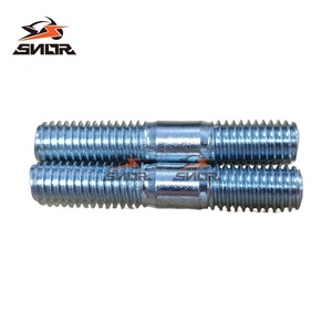 อะไหล่รถมอเตอร์ไซค์ SNOR Underbone รุ่น WAVE125 <span class=keywords><strong>ท่อ</strong></span>ไอเสียพร้อมน็อตและสลักเกลียว 8*45 แบบสองด้าน พร้อมฝาครอบ 8*18 - Product Image 3