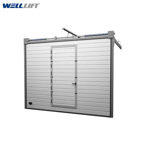 <span class=keywords><strong>Porte</strong></span> <span class=keywords><strong>sectionnelle</strong></span> impactable pour garages et entrepôts avec surface finie <span class=keywords><strong>Porte</strong></span> de quai en acier flexible isolée - Product Image 5