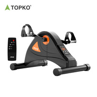 Vélo d'exercice électrique TOPKO de haute qualité pour la maison, le bureau et la salle de sport – Mini pédalier d'exercice intérieur