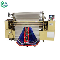 Machine à plisser le tissu deux-en-un pour hijabs, abayas, foulards, kaftans, étoles - État neuf, moteur inclus