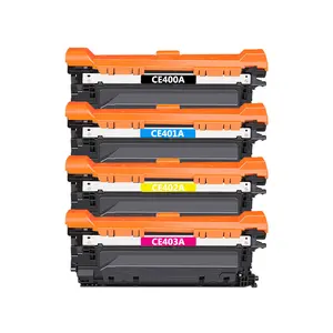 Kompatibel HP 507A CE400A CE401A CE402A CE403A Toner Cartridge untuk HP LaserJet Enterprise 500 warna M551 MFP M575dn Printer