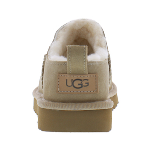 Botines Clásicos de Microfibra para Mujer, Color Arena, Tacón Plano, para Invierno - Product Image 3