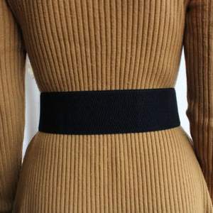 Ceintures de taille en or élastiques larges et extensibles avec grande <span class=keywords><strong>boucle</strong></span> en alliage doré pour accessoires de mode pour femmes - Product Image 3