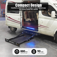 Elevador de silla de ruedas hidráulico eléctrico al aire libre Van silla de ruedas de coche Mesa de elevación vertical para discapacitados ancianos discapacitados 600lbs