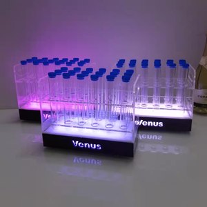 Plateau à shots Led Verre à shot rotatif acrylique Plateau de service Porte-verre pour shots - Product Image 2