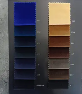Темно-синий цвет хлопок бархатная ткань в наличии 290gsm тканая мягкая хлопчатобумажная бархатная ткань