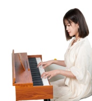 BDmusic BD886 Digitalpiano 88 Tasten Massivholz-Klangboden Beffa Schwere Hammermechanik Kunststofftastatur 1000 Klänge Eingebauter Lautsprecher für