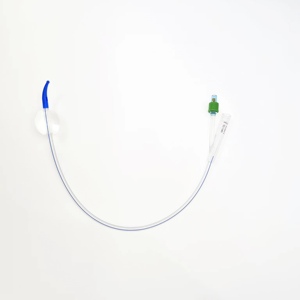 Medical Disposable Latex <strong>Silicone</strong> Urethral <strong>Catheter</strong> Double Lumen Urinary Foley Urine <strong>Catheters</strong> Lubricath <strong>Catheter</strong> for Male - Product Image 1