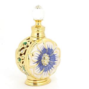 Flacon de parfum vide de luxe au design unique 10 ml 15 ml 20 ml avec bâtonnet applicateur en verre - Product Image 4