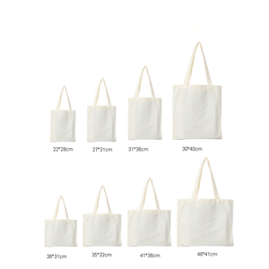 Biểu Tượng Tùy Chỉnh In Trống Tái Sử Dụng Phụ Nữ Sang Trọng Trống Vải Mua Sắm Túi Đồng Bằng Bông Vải <span class=keywords><strong>Tote</strong></span> Túi - Product Image 3