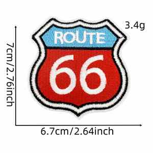 Parches Bordados con Símbolos de Lugares Emblemáticos de la Ciudad, Estilo Vintage, para Planchar - Product Image 4