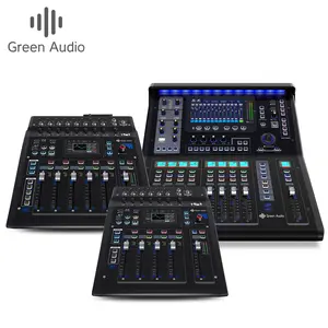 GAX-TQ18 Mixer de áudio profissional para DJ de 18 canais com 8pcs grupos mudos e 4 canais AUX