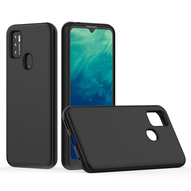 For ZTE Blade A51 A71 A7 A7S A5 A3 2020 L210 L8 Phone Case Hybrid Armor Slim Shockproof Back Cover Mobile Cell Phone Accessories