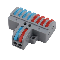 LT2 Trous de fixation multiples Contact en cuivre PC Mini Universal Compact 2/3 Pin Push-in Terminal Block Quick Wire Conducteur