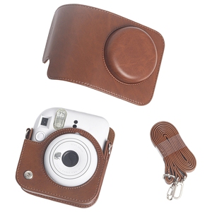 Étui en cuir pour FUJIFILM <span class=keywords><strong>Instax</strong></span> <span class=keywords><strong>Mini</strong></span> 12, sacoche pour appareil photo avec bandoulière - Product Image 6