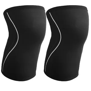 KS-906-1 # Upgrade SCR 5ミリメートルOr 7ミリメートルKnee Sleeve Support Compression NonのSilicone Knee Sleeves 7ミリメートルNeoprene For Powerlifting