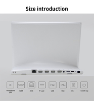 Nuevo Sistema POS de Escritorio IPS de 13 Pulgadas, Tablet PC POS Android con Pantalla Táctil, Octa Core, Wi-Fi, RJ45, POE, NFC, Kiosco Interactivo para Negocios