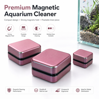 Nettoyeur magnétique pour aquarium, design flottant, brosse double face, vente en gros OEM/ODM, respectueux de l'environnement