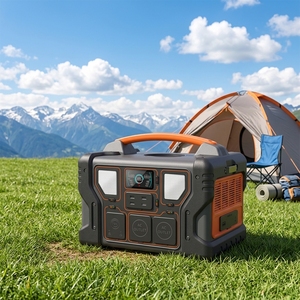 เครื่องกำเนิดไฟฟ้าพลังงานแสงอาทิตย์ MIQ Off Grid 999wh สำหรับกรณีฉุกเฉิน คลื่นไซน์บริสุทธิ์ 1000w แบตเตอรี่ลิเธียม สำหรับตั้งแคมป์ พกพาสะดวก พร้อมไฟส่องสว่าง - Product Image 1