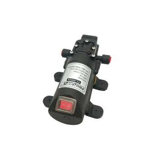 Bomba de agua de diafragma horizontal en miniatura, potente bomba eléctrica autocebante de CC con interruptor automático para sistemas de riego agrícola - Product Image 1