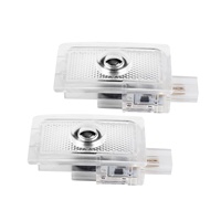 Accesorios de coche HD logotipo personalizado proyector lámpara 3D fantasma sombra luz LED Puerta de coche luces de bienvenida para Dodge coche luces LED