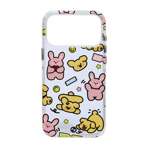 Coque de téléphone pour 17, pare-chocs en TPU + protection d'objectif en TPE, compatible magnétique, antichoc, design de dessin animé, étanche, protection 360° - Product Image 1