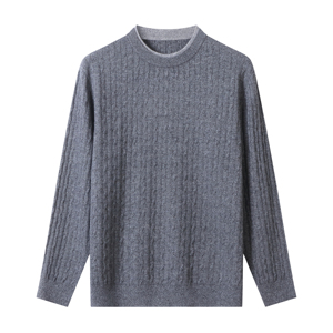 Pull en tricot pour homme Kingdeer 2026, col rond, manches longues, en pure laine de mouton ultra-fine, délicat et respirant, personnalisable - Product Image 6