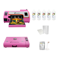 Four DTF A3 à séchage rapide pour poudre thermofusible, four DTF blanc et rose avec contrôle de température pour l'impression sur t-shirts
