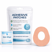 Patch de protection pour capteur CGM, imperméable et respirant, longue durée (8 à 12 heures), OEM
