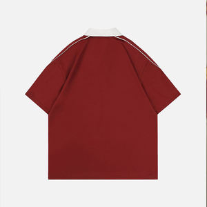 เสื้อเชิ้ตแขนยาวทรงโอเวอร์ไซส์คุณภาพสูงสำหรับผู้ชาย ยี่ห้อ KingSen คอตั้ง ลายตัวอักษร ปักโลโก้ 3 มิติ สไตล์ฮิปฮอป แห้งเร็ว - Product Image 5