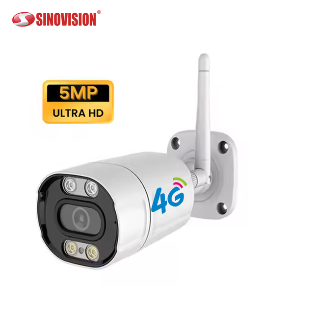 AI Smart 5MP 4G Professional CCTV Camera CMOS Multi Face Detection Facial Recognition Wide Angle Night Vision SD Card Support