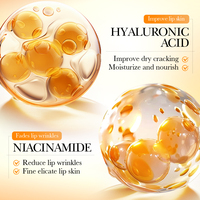 Masque pour les lèvres à l'extrait de citron OEM Sadoer pour réparer les lèvres sèches et les hydrater en profondeur avec une formule nourrissante rafraîchissante 8g