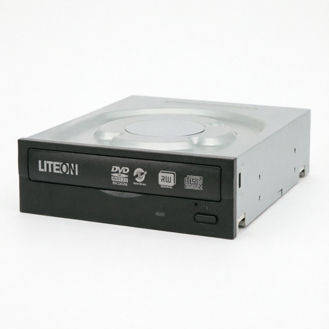 LITE-ON CD/DVD Burner 24X DVD+R 8X DVD+RW 24X DVD-R 6X DVD-RW 16X DVD-ROM 48X CD-R 32X CD-RW SATA IHAS324-08 Black