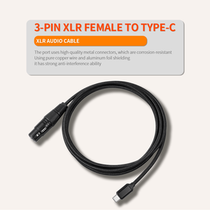 Tùy Chỉnh TYPE-C Để Xlr Nữ Microphone Cáp 3-Pin Cân Bằng Cáp Âm Thanh Với OFC Che Chắn Plug & Play Cho Studio Ghi Âm - Product Image 2