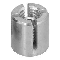 Colliers de serrage en acier inoxydable poli 316 pour câbles, treillis de câbles, clips croisés pour rampes de câbles